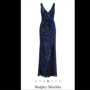 Badgley Mischka Ombré Astor Gown